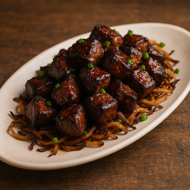 BOURBON BROWN SUGAR STEAK BITES