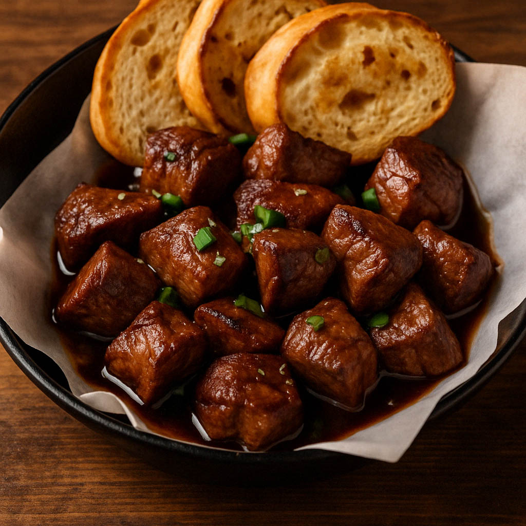 BOURBON BROWN SUGAR STEAK BITES
