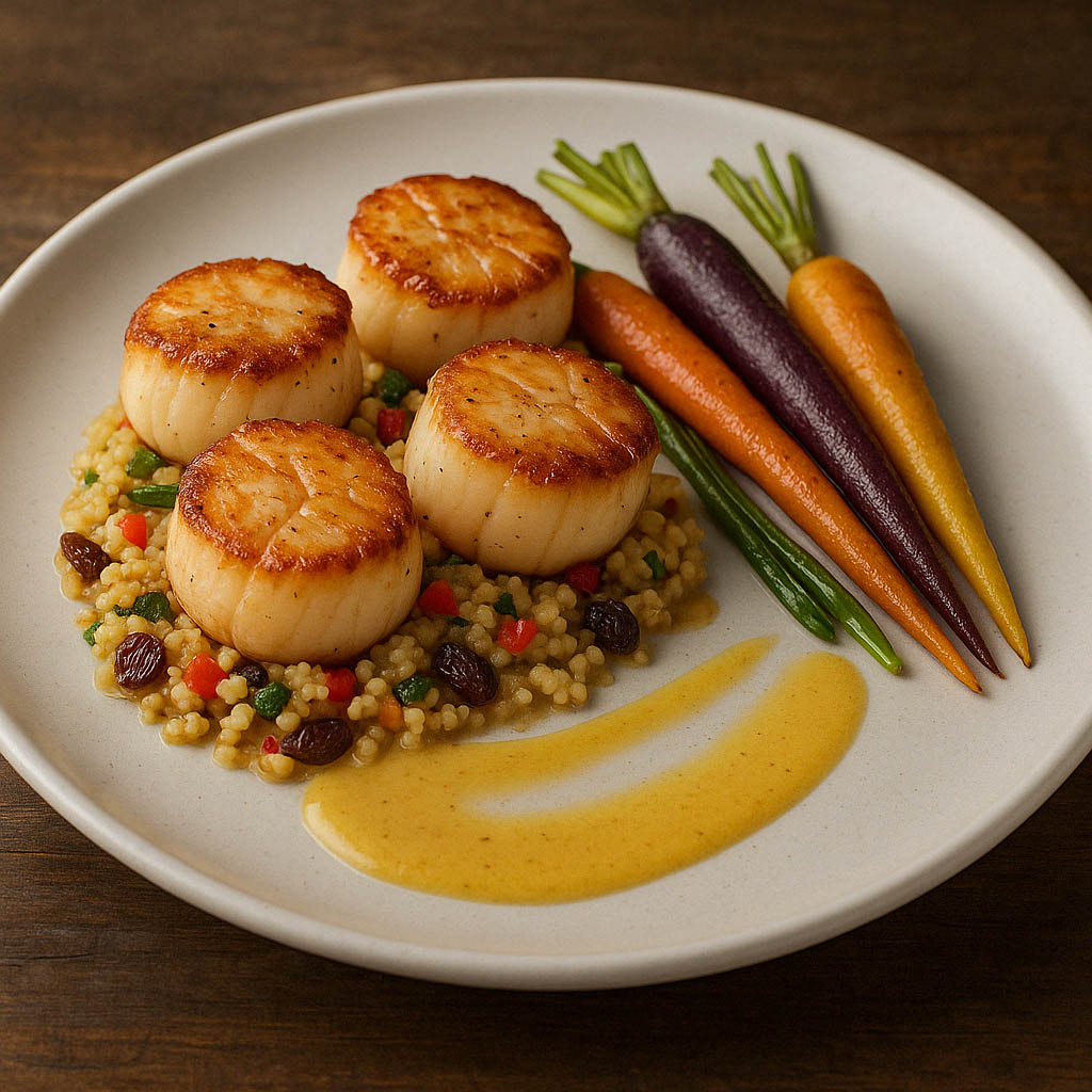 SEARED SCALLOPS